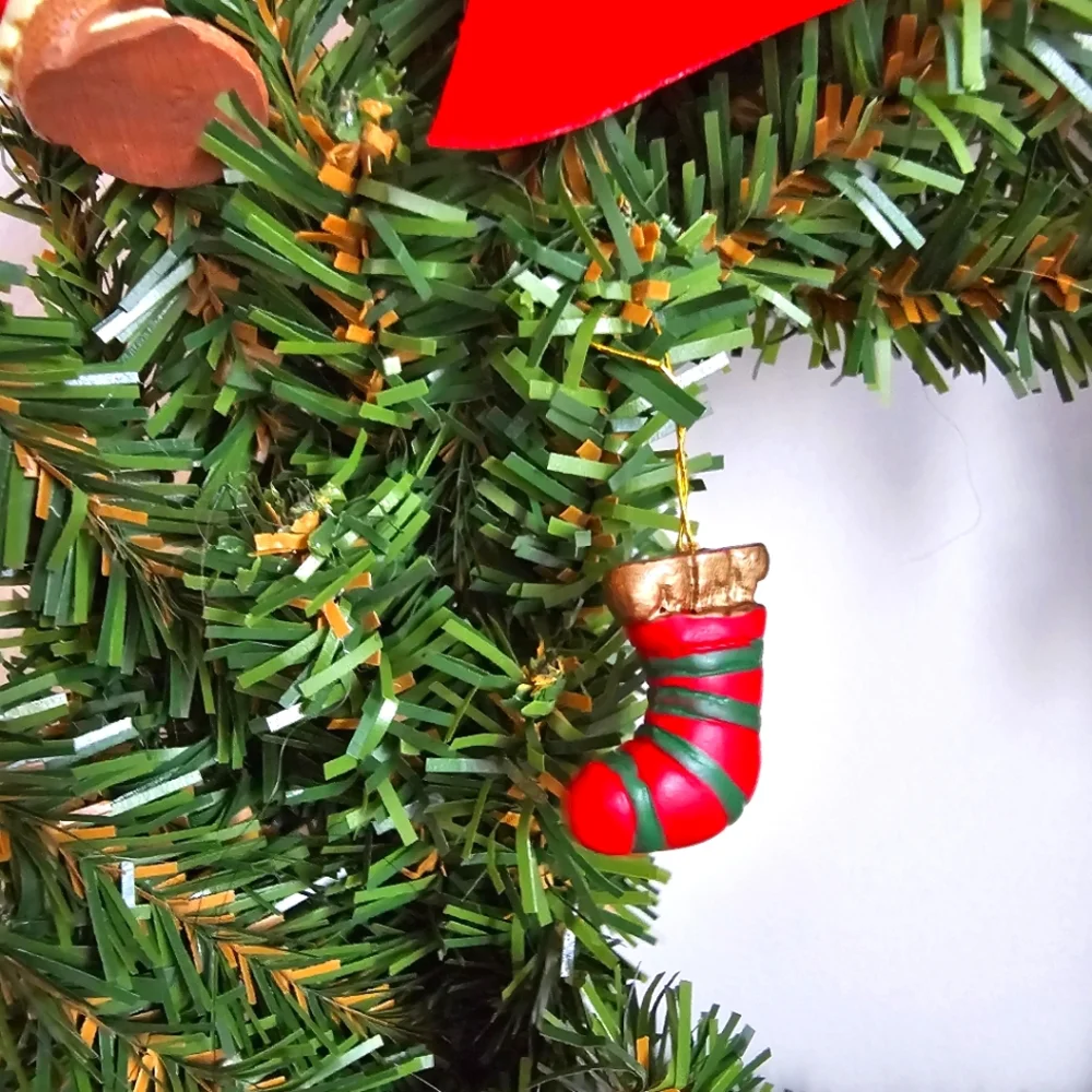 Vintage Mini Holiday Wreath